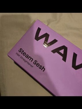 WAVY Steam Sesh Hair Straightener - Pink